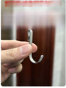 Stainless Steel Detachable S-Hooks for Kitchen Balcony Home Use Hole Board Card Hooks Shelf Accessories Storage Rack Window Ledge
