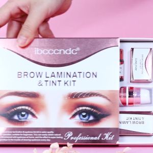 IBCCCNDC Brow Lamination&Tint kit Eyebrow Lift&Tint Dye 2-in-1 Set Lash Eyebrow Lift Kit with Tint Brow Perming Set(2 Colors)