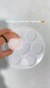 Cetakan Resin Pop Socket & Phone Holder: 7 Model Cetakan Penyangga HP Silicone Lentur Elastis