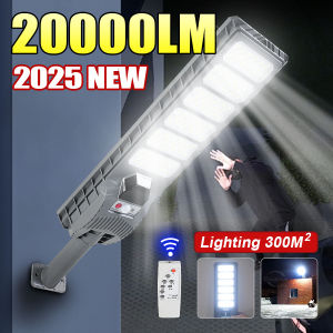 20000LM Powerful Solar Lights Outdoor Flood Lighting Sunlight Motion Sensor Solar Lamp IP65 Waterproof Garden Street Wall Light