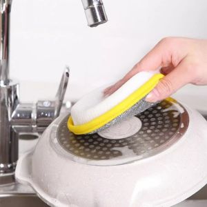 Double Side Dishwashing Sponge Pan Pot Dish Wash Sponges Household Cleaning Tools Kitchen Tableware Dish Washing Brush