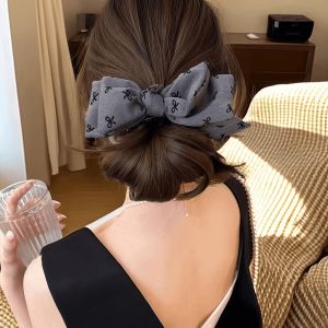 Kẹp Tóc Búi Cài Nơ Kiểu Pháp Cho Phụ Nữ Kẹp Tóc Cố Định Phụ Kiện Tóc Thời Trang Kẹp Tóc Búi Cài Nơ Cao Cấp Phụ Kiện Tóc