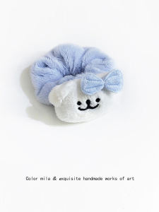 ริบบิ้นยางยืดทรงกระดูกสัตว์น่ารักสำหรับเด็กผู้หญิง ริบบิ้นยางยืดผมทรงกลมอเนกประสงค์ เครื่องประดับผมแบบใหม่