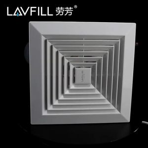 Quạt thông gió âm trần 350x350 mm công suất 40w Quạt hút âm trần nhà tắm quạt thông gió nhà vệ sinh với BỀ MẶT QUẠT DẠNG LƯỚI THÔNG THƯỜNG KHÓ vệ sinh Bám bẩn không ồn hãng LAVFILL LFCV-25A