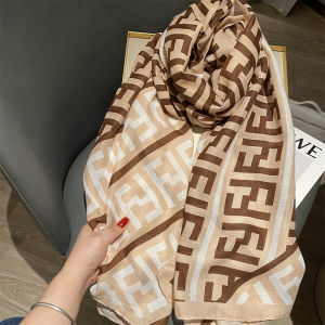 ผ้าพันคอไหมฝ้ายยาวสไตล์เกาหลีสำหรับผู้หญิง ผ้าคลุมไหล่กันแดด กันลม ผ้าไหมฝ้ายผสม ผ้าคลุมไหล่แบบลำลอง ผ้าคลุมไหล่แบบลำลอง