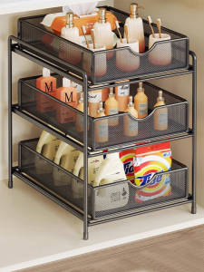 HANYUXUAN | Pull-out Double Layer Kitchen Storage Rack