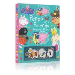 หมูเป็ปป้า: Peppa และเพื่อนๆหนังสือแม่เหล็กปกแข็งหนังสือภาษาอังกฤษเดิม