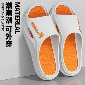 2025 New Mens Slippers Summer Outdoor Indoor Home Anti-Slip Deodorant Comfortable Walking Slippers Casual Style Cotton Sandals