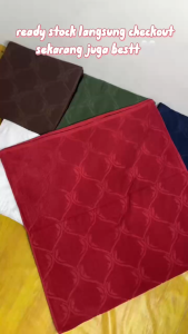 DRHK0796 Handuk Katun Dewasa Handuk Kanguru Motif List Bunga Melati Ukuran 70x135 cm Halus Lembut Menyerap Air & Nyaman Dipakai