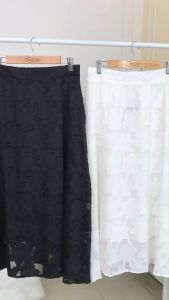 Chân váy thiết kế thoáng mát chất liệu Voan Hoa Ép CV4L0726 thương hiệu Thiều Hoa