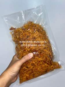 Kentang mustofa 500 gram 1 kg camilan cemilan keripik kripik kentang mustopa snack lauk termurah pedas manis kriuk enak gurih