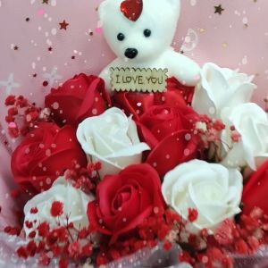 Bó hoa hồng sáp 5 10 bông tặng sinh nhật bạn gái siêu thơm bạn gái ngày quốc tế phụ nữ 8/3 hoa tặng mẹ bó hoa hồng sáp thơm tặng người thương