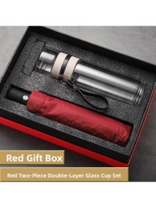 FENGHONGTAO | Business Gift Set With Glass And Umbrella Custom Printing