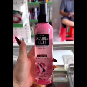 Nước xịt dưỡng tóc Double Rich chai hồng OK351 dành cho tóc khô xơ hư tổn 250ml