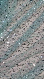 African Sequins Beaded Lace Fabrics High Quality Sequence Embroidery French Tulle Nigerian Lace Fabric For Wedding Sewing