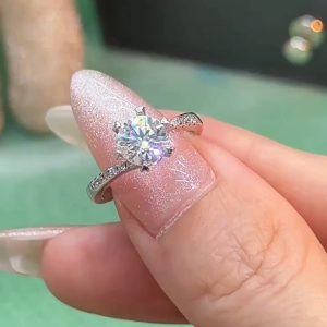 Cincin Wanita Silver  Asli Ring Anti Luntur Anti Karat Model Korea Kekinian LJZ 53