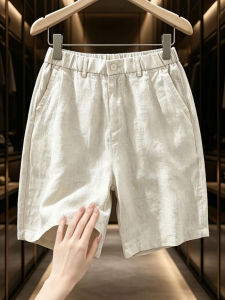 CHENMU | Mens Casual Summer Linen Shorts