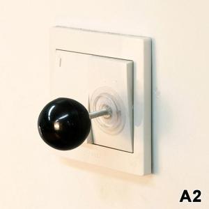 【H】Joystick Ball Switch Sticker Ball Shaped Light Switch Extender Switch Decor Ornament Home Daily Use