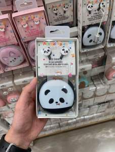 MINISO In-Ear Earphone Silikon Kabel Awet Tahan Lama Headset Universal / Animal Faces Collection 3.5mm In-Ear Earphone Model BTH-D01