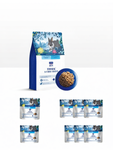 LEGENDSANDY | Rabbit Meat Raw Bone Cat Food 1.5kg