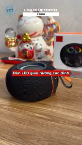 ( SALE 50% TOÀN BỘ SP ) Loa Bluetooth Mini P PRO1 - Cộng Hưởng Âm Thanh Tuyệt Vời  Đèn Led Nháy Theo Nhạc  Chống Nước - Bảo Hành Lỗi 1 Đổi 1