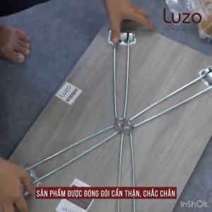 Bàn Ngồi Bệt Gấp Gọn Mini Bàn Xếp Sinh Viên Ngồi Học Trên Giường LUZO BET1 60x40cm - Luzo Home