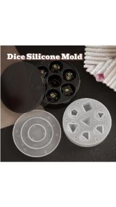 Multi-side Dice mold/Dice game silicone mold (L Size) kids Toys entertainment game props