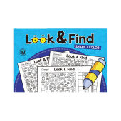 Look and Find Activity Book for Kids with Hidden Objects Focus Attention Practice Fun Coloring Activity Book for Home School