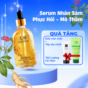 [MUA 1 TẶNG 2] Serum Dưỡng Ẩm Da Mặt GINSENG 100ml Với Tinh Chất Nhân Sâm Bổ Sung Vàng 24K Giúp Da Mịn Màng Tươi Trẻ