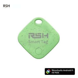 RSH Android GPS Tracker ทํางานร่วมกับ Googles Find Hub Key Finder แท็กสมาร์ท Eco ใหม่สําหรับ Xiaomi Samsung Pixel Huawei Global Tracking