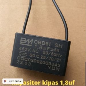 KAPASITOR KIPAS ANGIN 18 uf  sparepart kipas angin