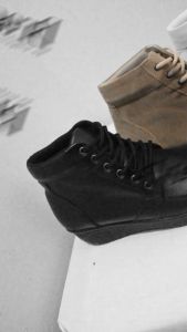 Braga Binda B 3051 - Sepatu Boot Fashion Wanita Wedges Casual Kerja Kantor Trendi