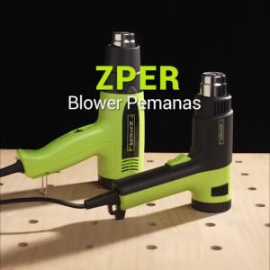 ZPER 2000W Heat Gun Hot Gun Mesin Pemanas Pistol Angin Panas 6 Tingkat Panas Multifungsi Heat Gun