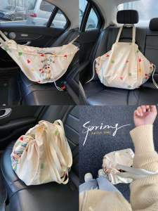 Large Capacity Car Seat Back Storage Bag Hanging Design Vehicle Organizer Rear Seat Pocket Portable Travel Essential