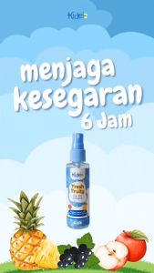 Kidei Fresh Fruity Eau de Cologne 60ml - Parfum Anak