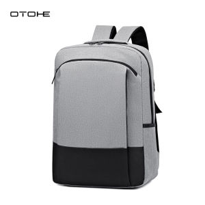 กระเป๋าเป้สะพายหลังแล็ปท็อปผู้ชาย OTOHE กระเป๋าสะพายเดินทางกระเป๋าสะพายวิทยาลัยกระเป๋าธุรกิจ USB กระเป๋าสะพายไหล่แบบลำลองชาร์จป้องกันการโจรกรรมกระเป๋าเป้สะพายหลังกระเป๋าแคมป์ปิ้งกระเป๋านักเรียน