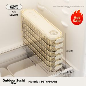 Multilayer Food-grade Sealed Freezer Storage Box for Dumplings