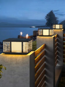 JUYU | Solar Outdoor Pillar Lights