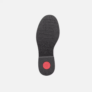 FITFLOP WOMEN PLATFFORMS ESPADR. LEATHER FISHERMAN WEDGE SANDALS BLACK (JF5-001)