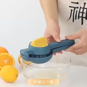 Manual Plastic Lemon Spin Squeezer | Citrus Lime Fruit Juicer Squeezer | Kitchen Tool Durable.