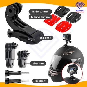 COD - MOUNTING HELM FULL FACE MOTOVLOG PAKETAN FOR ACTION CAM / XIAOMI YI / KOGAN UNIVERSAL