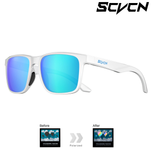 Scvcn Fashion Polarized Cycling Glasses UV400 Cycling Sunglasses Bike Eyewear Men MTB Sports Bicycle Glasses Outdoor Sunglasses