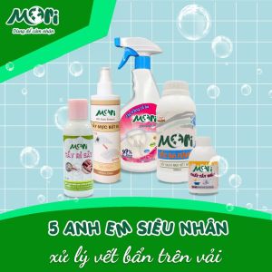 Tẩy mốc quần áo trắng Mori tẩy quần áo mốc ố vàng thâm kim hiệu quả mang lại vẻ trắng sáng