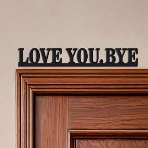 CIFbuy | CIFbuy Metal Wall Art Love Theme Iron Sculpture for Living Room Wedding Interior Decor Romantic Anniversary Housewarming Gift