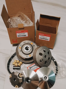 CVT BEAT FI SET HONDA GENUINE PARTS 23244-K44-900 (Pulley set + Driveface + Belt +Torque drive assembly) PLUG N PLAY