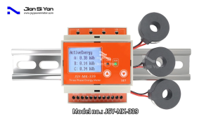 JSY-MK-339 RS485 80A 3P4W AC Smart Energy Meter Solar PV System Power Production Consumption Monitoring Meter