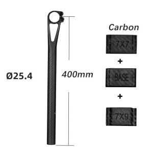 Cốt Yên Xe Đạp Sợi Carbon Nhẹ Độ Lệch 5mm Tương Thích Với Đường Kính 27.2/30.9/31.6mm Dành Cho Xe Đạp Địa Hình/xe Đạp Đường Trường Dòng Sản Phẩm Mới Master Series.