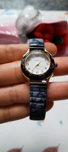Đồng hồ nữ vitaroso dây chun size:26mm second hand si nhật- đã qua sử dụng