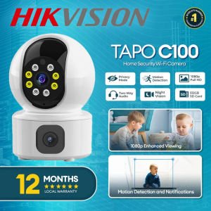Hikvision Dual Lens CCTV Camera Connect Cellphone With Audio and Speaker Auto Tracking Night Vision Waterproof Alarm Surveillance Smart IP Security Camera
