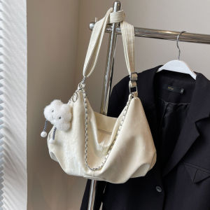 Korean Style Trendy Cute Girl Tote Bag Commuter Fashion Simple Single Shoulder Bag Womens Bag 2025 New Arrival Versatile